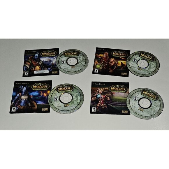 READ World of Warcraft Game CD ROMS 2004 Burning Crusade Expansion Set Lot READ - Picture 12 of 16